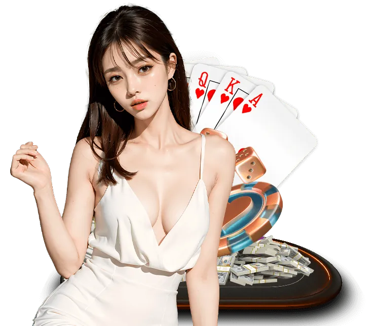 Bàn chơi Baccarat với các lá bài và chip cược